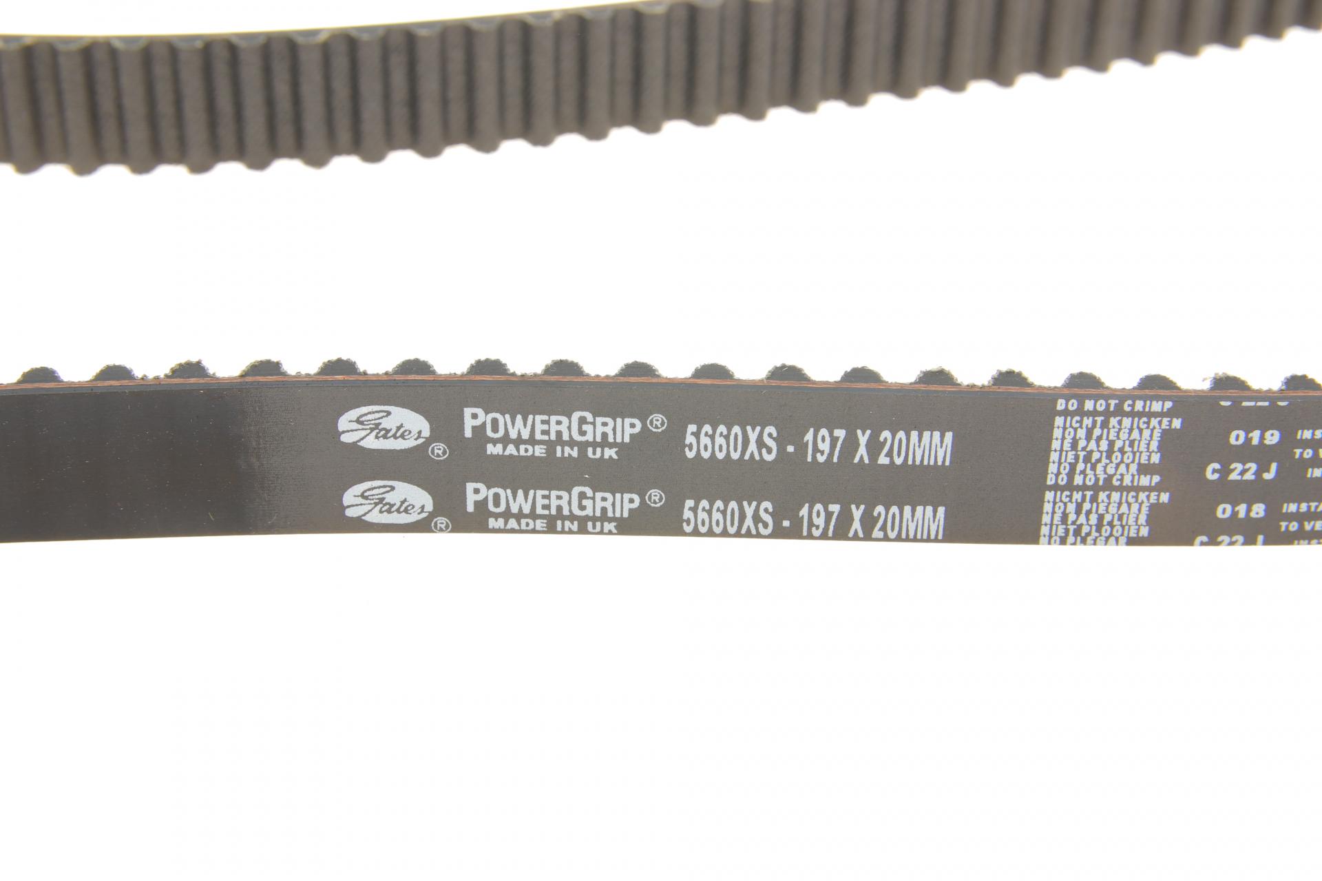 GATES 5660XS Ремінь зубчастий (довж. 60-150) - купити за найкращою